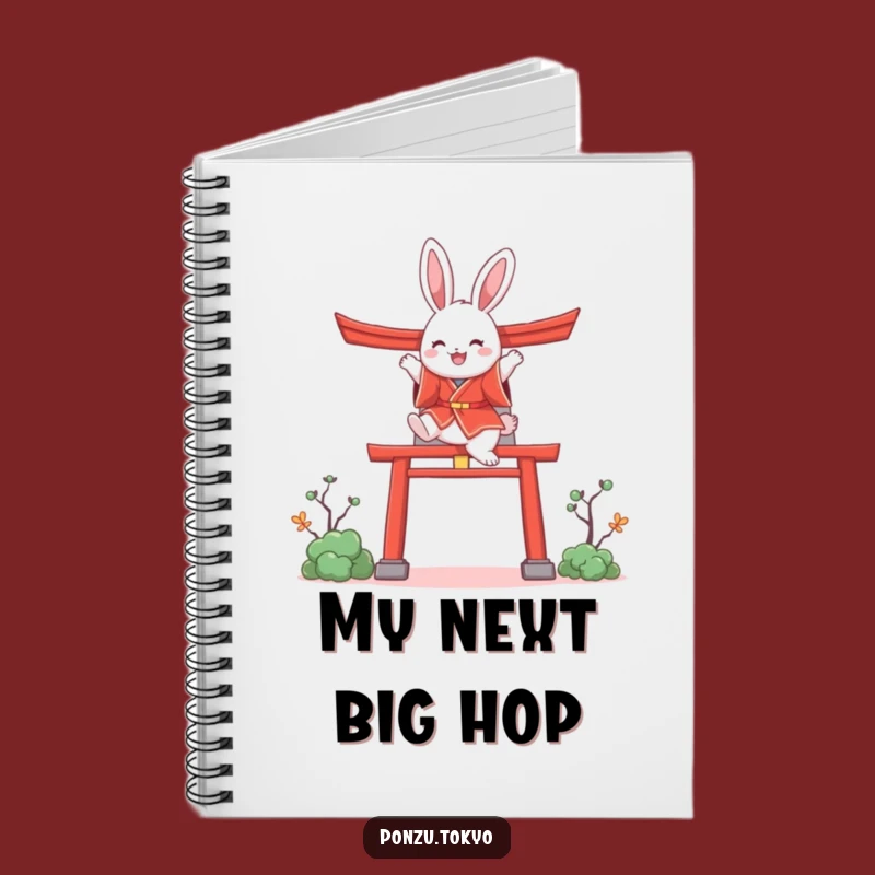 Funny Bunny Kimono Notebook: Joyful Bunny Journal for Notes Funny Gift